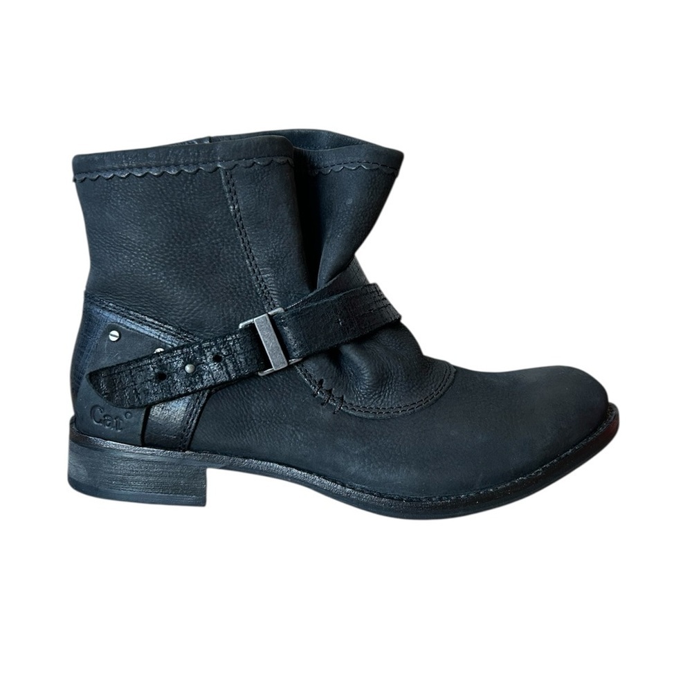 Caterpillar CAT Women’s Black Leather Ankle Boots Like New Size 7